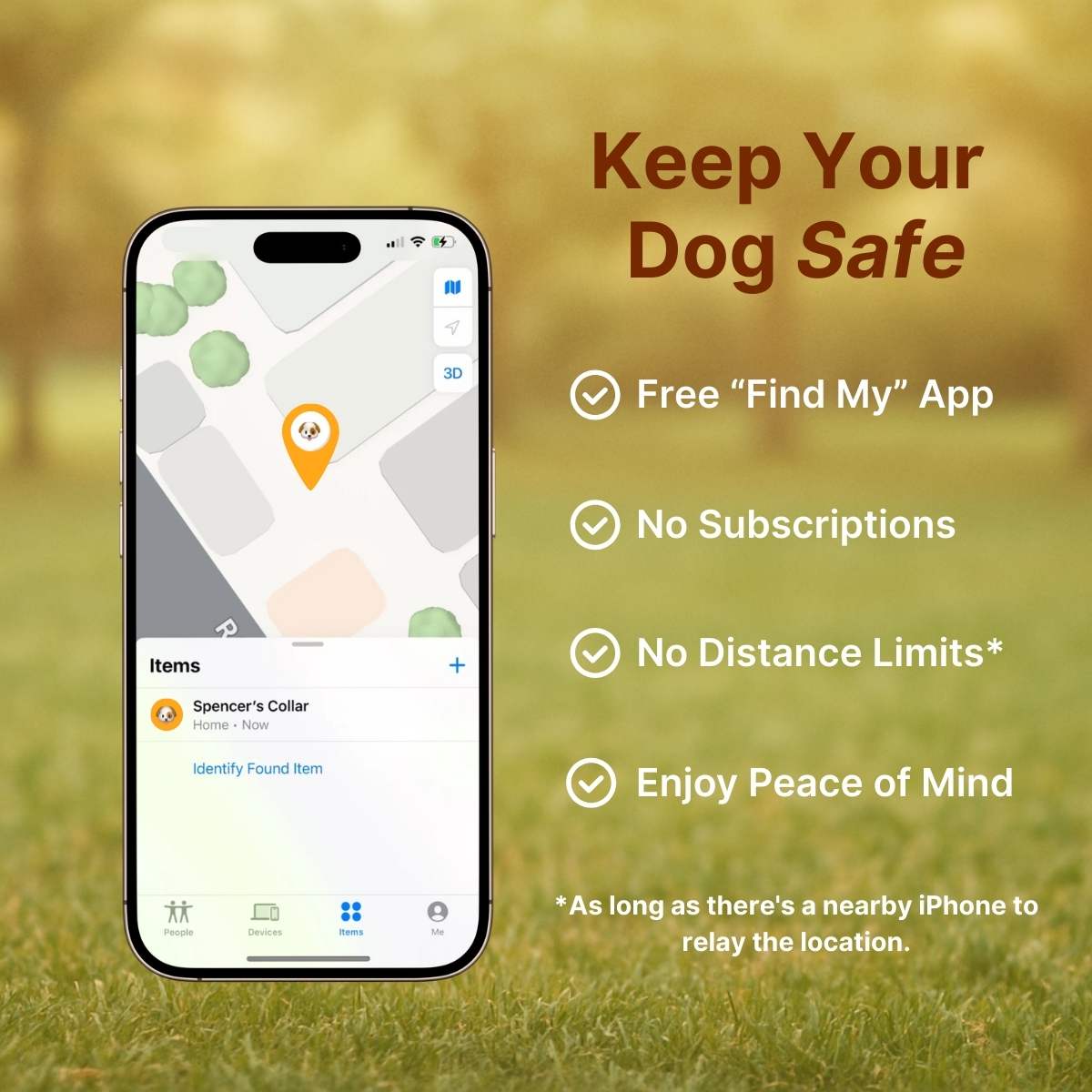 QuickFit Airtag Dog Collar