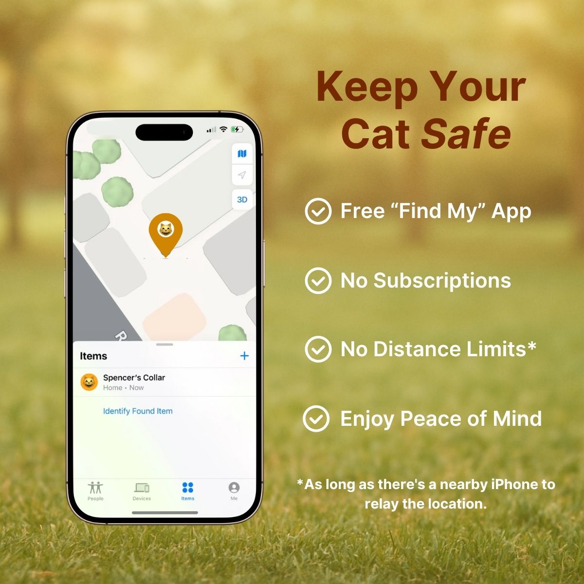 PurrFit Airtag Cat Collar