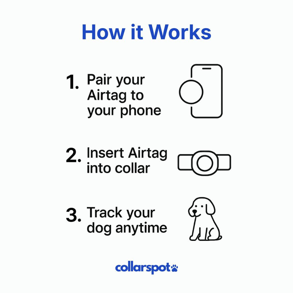 QuickFit Airtag Dog Collar