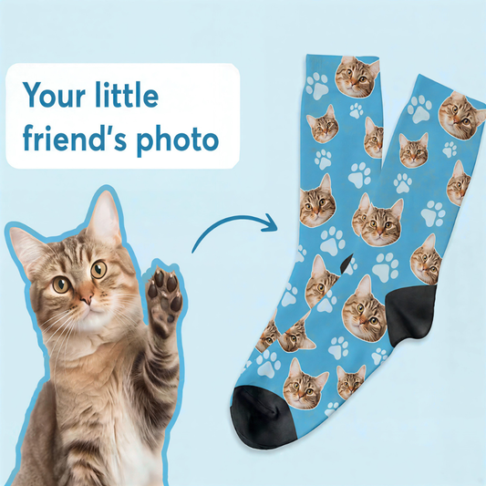 Custom Pet Socks – Upload Your Pet's Photo