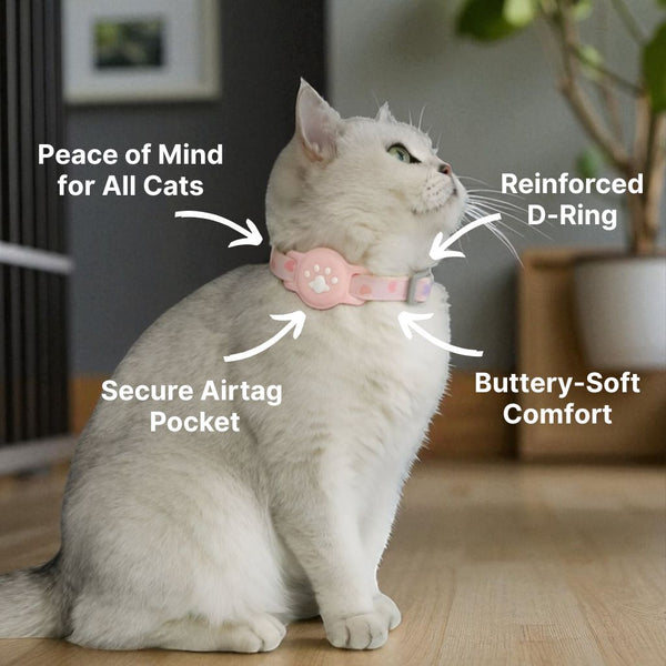 PurrFit Airtag Cat Collar